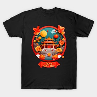 Lunar Chinese New year illustration T-Shirt
